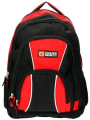 Рюкзак (ранец) школьный Enrico Benetti Eb47078618 Martinique Black-Red с отделом для iPad 26*37*15см