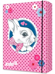 Папка для зошитів B5 KITE мод 210 картонна на гумці Cute Bunny K17-210-01