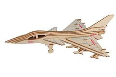 Деревянная сборная 3D модель WoodCraft Истребитель-7 (31*18,5*12,2см) XA-G025H