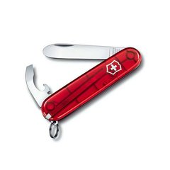 Victorinox MY FIRST 84мм 9предм червон.прозор. пила + цепочка + шнур Vx02373.T