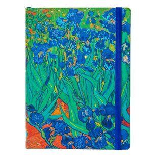 Планер-блокнот Kirisketch недатированый эко картон Ван Гог Ирисы 22401