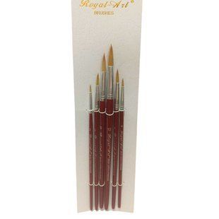 Набор кистей 6шт Royal-Art Brushes синтетика круглые RA-616/К1183