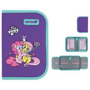 Пенал 1 отделение с 2 отворотами Kite мод 622 My Little Pony LP26-622