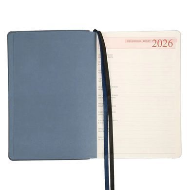 Щоденник 2026 А5 Leo Planner Urban м'який 252692, серый
