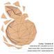 Заготовка для декорування Rosa Talent панно-мозаїка МДФ Яблуко-1 34*42см 487509