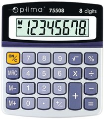 Калькулятор OPTIMA 75508 8 разрядів