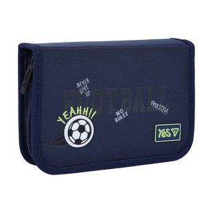 Пенал 1 отделением с 1 отворотом Yes HP-03 Football 533869