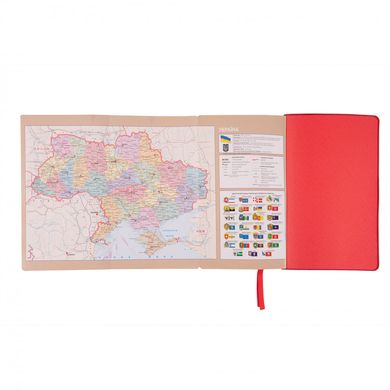 Ежедневник 2025 А6 Leo Planner City 25255*, Красный