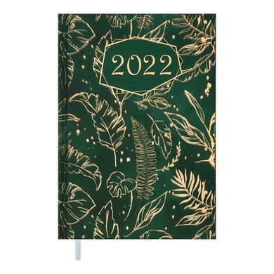Щоденник А5 BUROMAX 2022 Rich BM.2158-**, Зелений