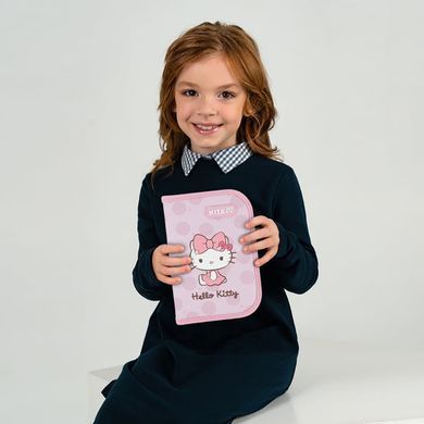 Пенал 1 отделение с 1 отворотом Kite мод 621 Hello Kitty HK26-621-1