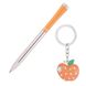 Ручки в наборе Langres Apple 1шт+брелок оранжевый LS.122024-11