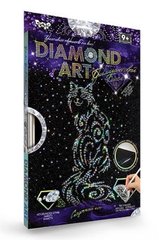 Набір для творчості DankoToys DT DAR-01-08 Diamond Art Картина з стразами Кіт