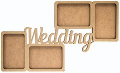 Заготовка для декорирования рамка Rosa Talent (МДФ) Wedding 50*28*0,6см 2807023