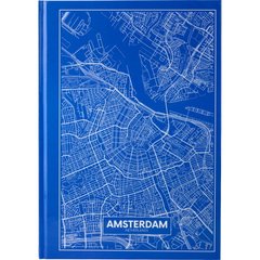 Тетрадь для записей А4 Axent 96л. Maps Amsterdam в клетку 8422-507-A