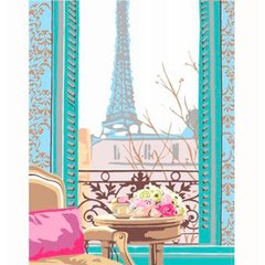 Картина раскраска по номерам на холсте - 35*45см Rosa Premium N0001350 Завтрак в Париже