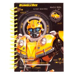 Блокнот спіраль А6 80арк. Kite Transformers BumbleBee Movie TF19-222