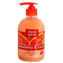 Крем-мыло жидкое 0,46л Fresh Juice Strawberry and Guava e.21070