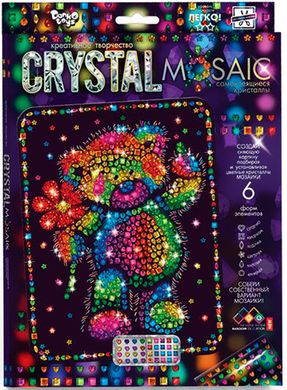 Набор для творчества DankoToys DT CRM-01-05 Мозаика Crystal Mosaic Медвежонок