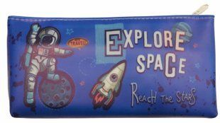 Косметичка-пенал Kidis Explore space 20*9*2,5см мікс 13094