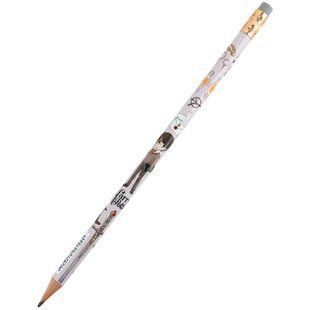Карандаш простой графитный KITE мод 056 c ластиком Harry Potter HP26-056