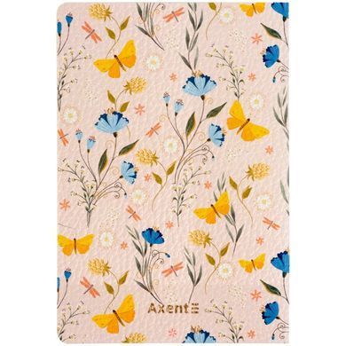 Блокнот А5 Axent 60арк Turnowsky Secret Garden-1 клітинка 8710-1-A-TR