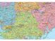 Карта Административно-территориальное деление Украины 160*110см Ламинация М1:850000