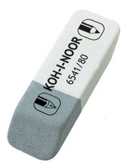 Гумка-ластик KOH-I-NOOR біло-сірий 6541/80 (84шт./упак)