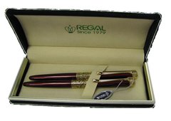 Ручки набір REGAL перо+ролер в бархатном футлярі R35501.H.RF