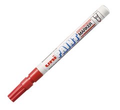 Перманентний маркер масляний UNI PAINT 0,8-1,2мм PX-21.Red