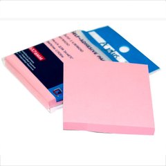 Папір для нотаток з липким шаром 76*76 100арк A-Plus Рожевий A-837