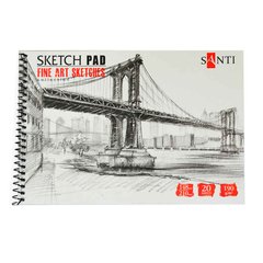 Альбом для графики Santi А5 (14,8*21см) Fine art sketches 20л. 190г/м 742621