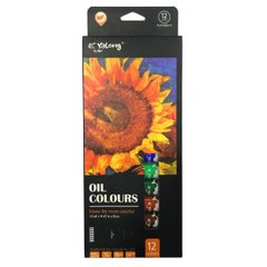 Олійні фарби YaLong набір 12 кольорів по 12мл 212223-12