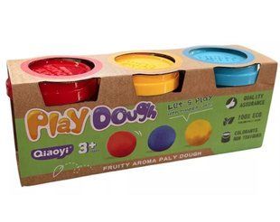 Масса для лепки в баночках Play Dough 3цв. по 86гр. №8710
