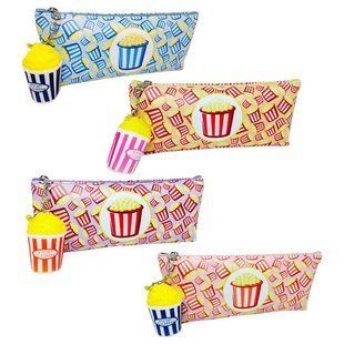 Пенал PVC Лидер 20*7,5*3,5см, PopCorn микс, брелок сквіш №888-14