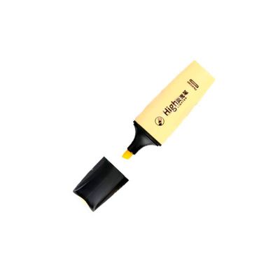 Текстовий маркер AIHAO пастельний AH-63621, Жовтий