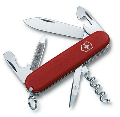 Victorinox SPORTSMAN 84мм 13предм крас. + штоп. Vx03803