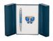 Ручки в наборе Langres Papillon 1шт+крючок для сумки синий LS.122010-02