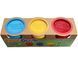 Масса для лепки в баночках Play Dough 3цв. по 86гр. №8710