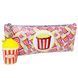 Косметичка-пенал ЛИДЕР PVC 20*7,5*3,5см, PopCorn мікс, брелок сквіш №888-14