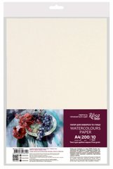 Бумага для акварели А4 200г/м2 Rosa Studio 10 листов Мелкое зерно 16921007