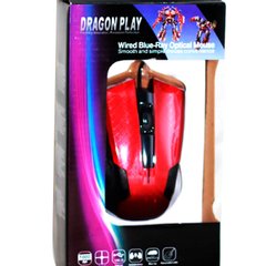 Миша Dragon Play 570, Optical USB (проводна) Red