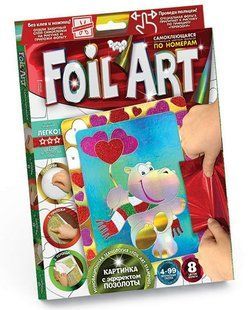 Набор для творчества DankoToys DT FAR-01-02 Аппликация Foil Art Картина фольгой