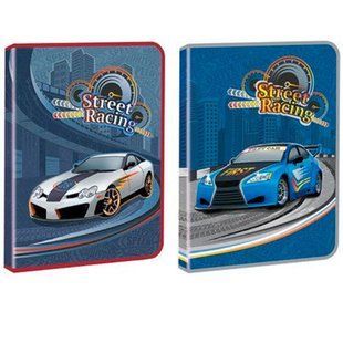 Папка А4 Kidis пластик на молнии 7472 Street Racing