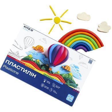 Пластилин Kite набор 24 цв. по 20 гр. Classic K-089