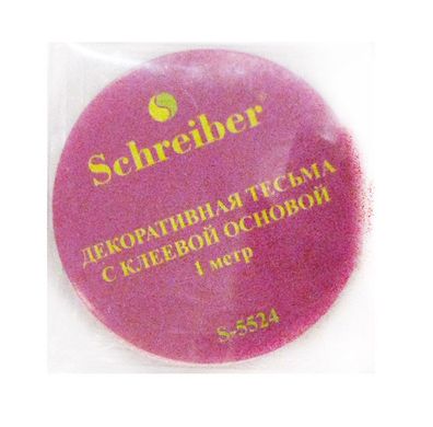 Скотч декоративний Schreiber 1,5см*1м квітка, асорті S-5524