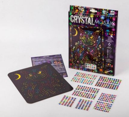 Набір для творчості DankoToys DT CRM-01-06 Мозаіка Crystal Mosaic Сова