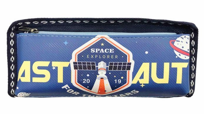 Пенал PVC ЛІДЕР 19*8*5см, Astronaut мікс №DY-468
