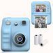 Фотоапарат миттєвої печаті дитячий Print Camera фотопринтер 2в1 з 1-м рулоном, асорті №2087-04