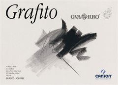 Папір-склейка для графіки Canson Grafito 32,5*46см 160г/м 20арк CON-200400732R