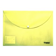 Папка-конверт А4 з кнопкою Norma Pastel 5102, Рожевий